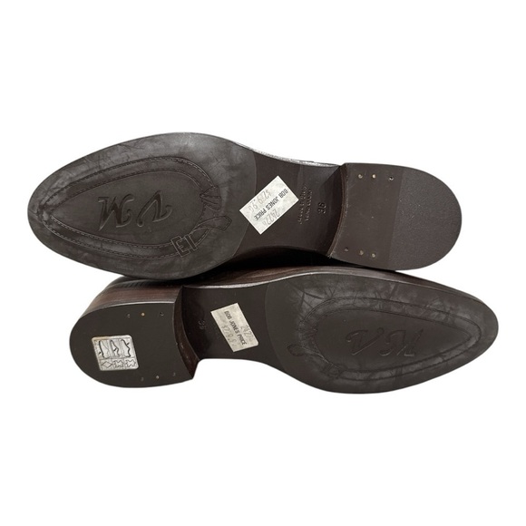 Vic Matie Harness Tall Riding Boot Espresso Brown size 36 US 6 made in Italy - Picture 6 of 13